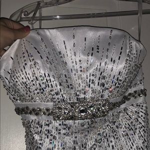 White prom/ pageant/ wedding dress